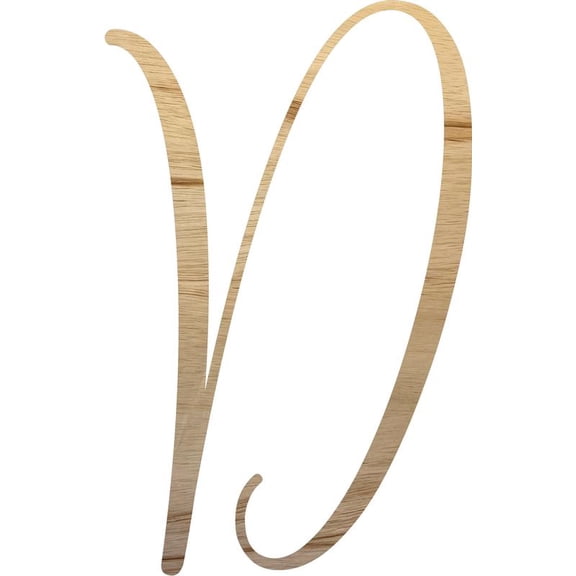 Wooden Letter Craft D, Unfinished 3'' Wood Letter DIY, Paintable Kids Project