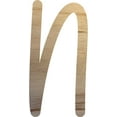 thumbnail image 1 of Wooden Letter Craft N Shape, Paintable 3'' Tall Wood Alphabet DIY Letter, Unfinished, 1 of 5