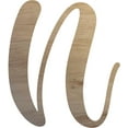 thumbnail image 1 of Wooden Letter Craft N, Unfinished Wall Hanging 20'' Tall Wood Letter, 1 of 3