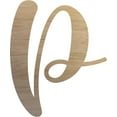 thumbnail image 1 of Wooden Letter Craft P, Unfinished Wall Hanging 10'' Tall Wood Letter, 1 of 3