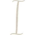 thumbnail image 1 of Wooden Letter (I) Unfinished Craft, 4'' Tall Paintable DIY, Script Rebeca Font, 1 of 5
