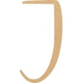 thumbnail image 1 of Wooden Letter J Blank Craft, Paintable 7'' MDF Wood DIY, Snowy, 1 of 3