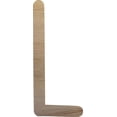thumbnail image 1 of Wooden Letter L, Blank Cursive Paintable 22'' Tall Letter, DIY Wall Art, 1 of 3
