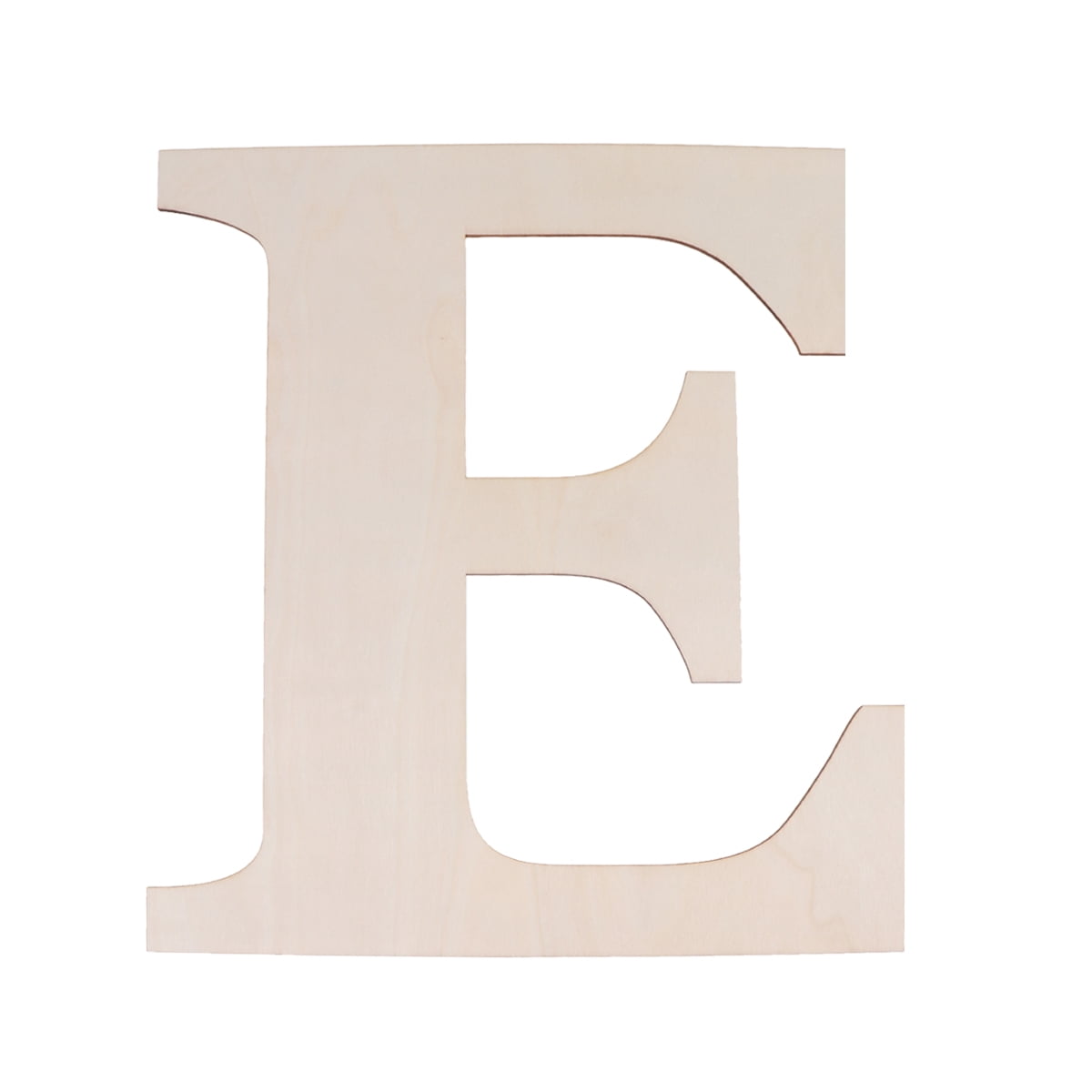 Wooden Letter Letters Unfinished Wood Craft Hollow Unpainted Paintable