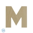thumbnail image 1 of Wooden Letter M Cutouts 8", Pack of 3 Wooden Letters for Wall Decor, Home Decor, Crafts, and Party Decorations by Woodpeckers, 1 of 5