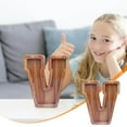 Wooden Letter Money Box Savings Can with Glass Window, Alphabet Money ...