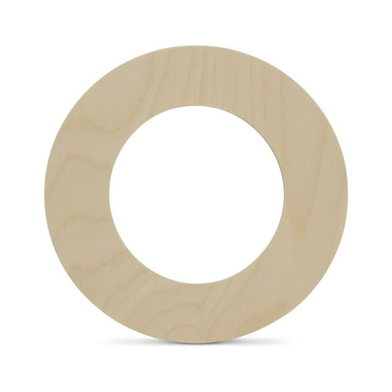 Wooden Letter O Cutouts 8", Wooden Letters for Wall Decor, Home Decor, Crafts, and Party Decorations by Woodpeckers