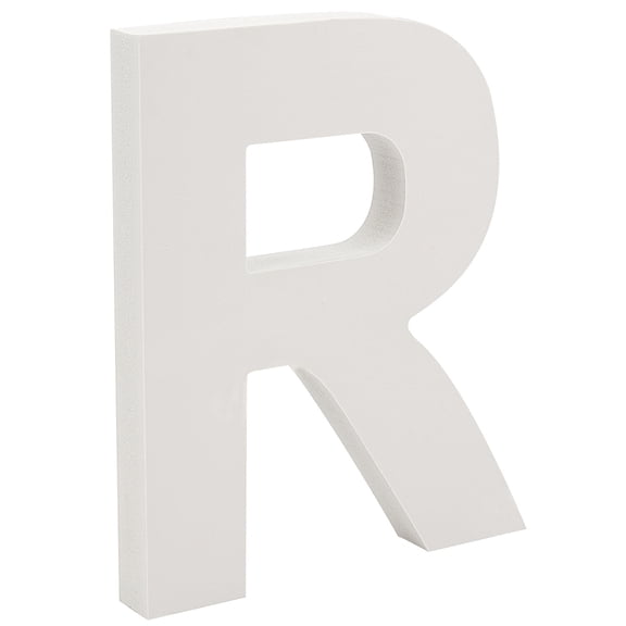 Wooden Letter Ornaments for DIY Craft Home Decor Letter.R R: 150x122x15mm