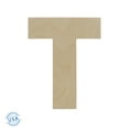 thumbnail image 1 of Wooden Letter T Cutouts 8", Wooden Letters for Wall Decor, Home Decor, Crafts, and Party Decorations by Woodpeckers, 1 of 5
