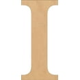 thumbnail image 1 of Wooden Letter Times, Unfinished 8'' Tall Alphabet I, Blank Wall Craft, 1 of 5