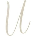 thumbnail image 1 of Wooden Letter (U) Unfinished Craft, 4'' Tall Paintable DIY, Script Rebeca Font, 1 of 5