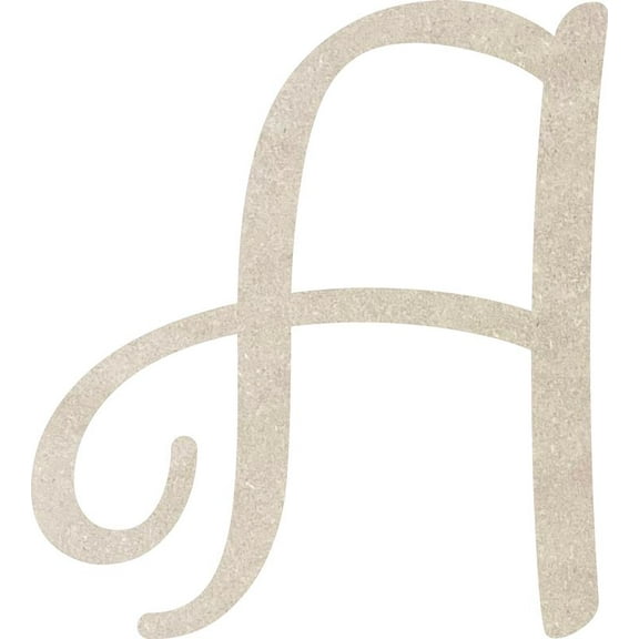 Wooden Letter Unfinished A, Paintable 14'' Tall Small Wood Letter Love Is In The Air