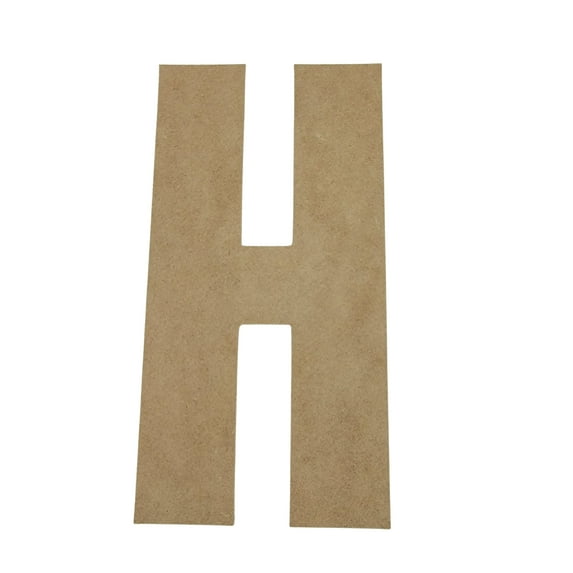 Wooden Letter Unfinished, American Captain Font, Craft Cutout