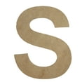 thumbnail image 1 of Wooden Letter Unfinished, Arial Font, Craft Cutout, 1 of 2