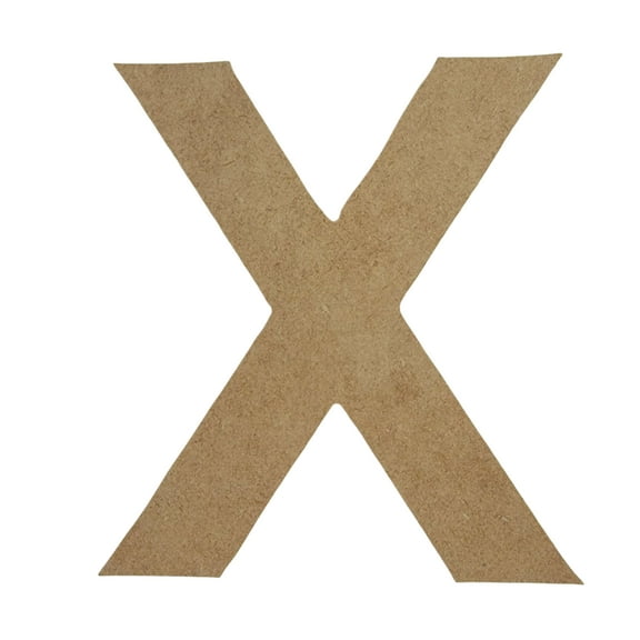 Wooden Letter Unfinished, Arial Font, Craft Cutout