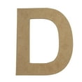 thumbnail image 1 of Wooden Letter Unfinished, Arial Font, Craft Cutout, 1 of 3