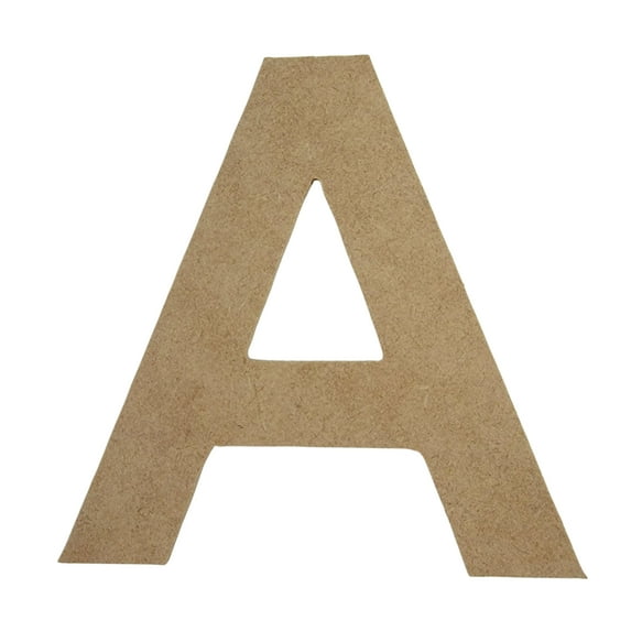 Wooden Letter Unfinished, Arial Font, Craft Cutout