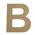 thumbnail image 1 of Wooden Letter Unfinished, Arial Font, Craft Cutout, 1 of 3