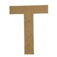 thumbnail image 1 of Wooden Letter Unfinished, Arial Font, Craft Cutout, 1 of 3