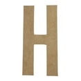 thumbnail image 1 of Wooden Letter Unfinished, Bebas Neue Font, Craft Cutout, 1 of 3