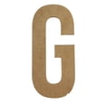 thumbnail image 1 of Wooden Letter Unfinished, Bebas Neue Font, Craft Cutout, 1 of 2