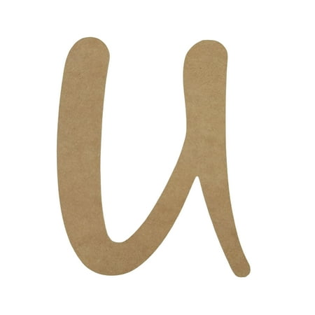 Wooden Letter Unfinished, Beloved Teacher Font, Craft Cutout