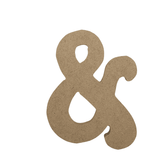 Wooden Letter Unfinished, Beltorian &, Craft Cutout