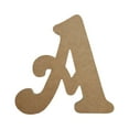 thumbnail image 1 of Wooden Letter Unfinished, Beltorian Font, Craft Cutout, 1 of 2
