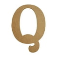 thumbnail image 1 of Wooden Letter Unfinished, Beltorian Font, Craft Cutout, 1 of 2
