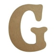 thumbnail image 1 of Wooden Letter Unfinished, Beltorian Font, Craft Cutout, 1 of 2