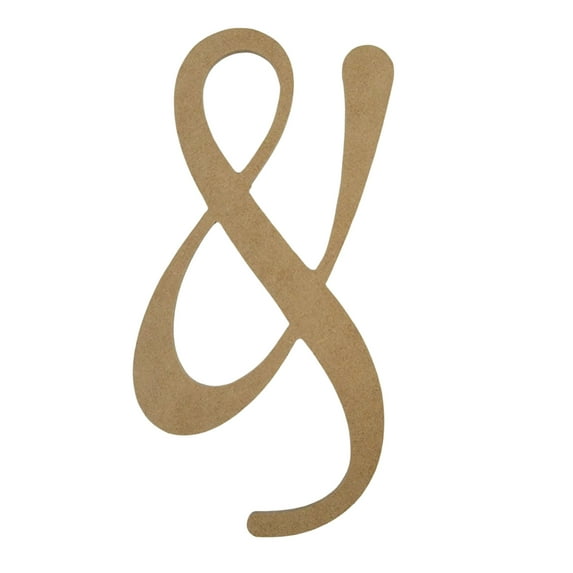 Wooden Letter Unfinished, Bettaria Font, Craft Cutout