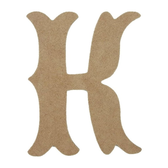 Wooden Letter Unfinished, Circus Font, Craft Cutout