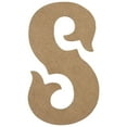 thumbnail image 1 of Wooden Letter Unfinished, Circus Font, Craft Cutout, 1 of 2