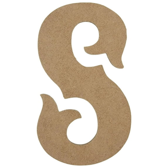 Wooden Letter Unfinished, Circus Font, Craft Cutout