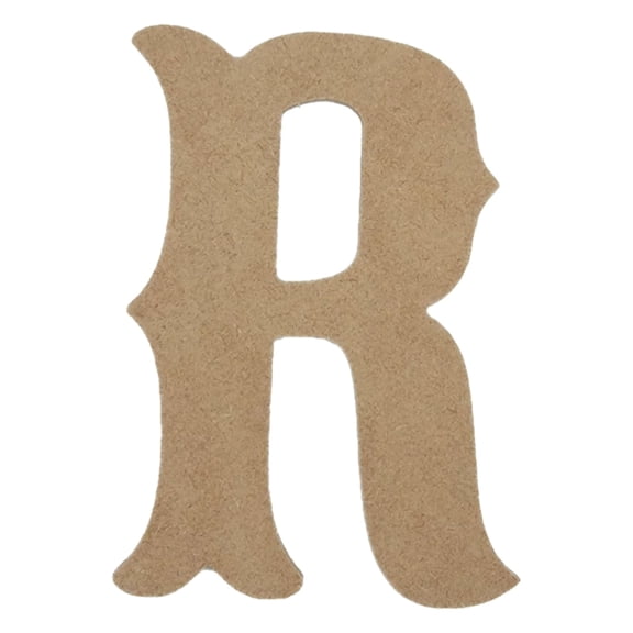 Wooden Letter Unfinished, Circus Font, Craft Cutout