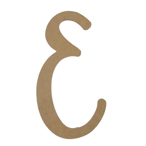 Wooden Letter Unfinished, Colleen Font, Craft Cutout