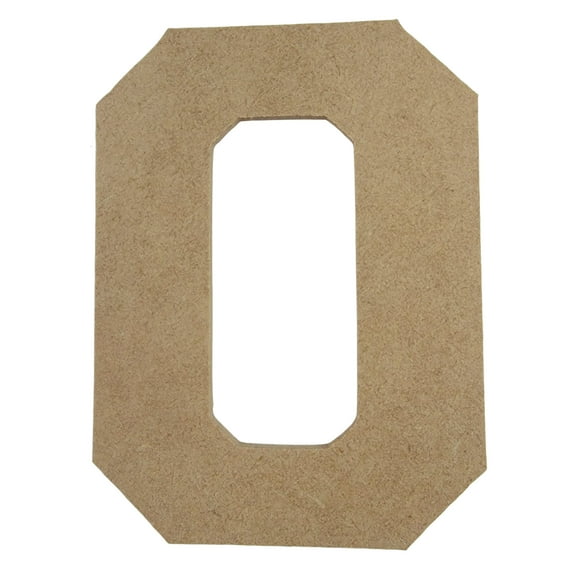 Wooden Letter Unfinished, Collegiate Font, Craft Cutout