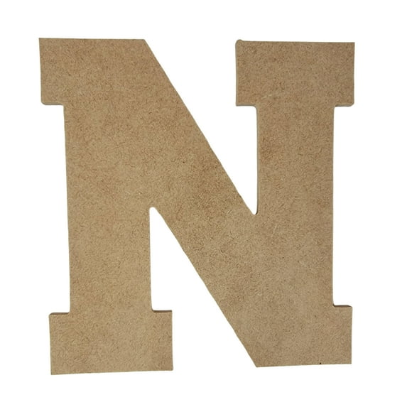 Wooden Letter Unfinished, Collegiate Font, Craft Cutout