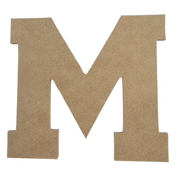 Wooden Letter Unfinished, Collegiate Font, Craft Cutout