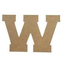 Wooden Letter Unfinished, Collegiate Font, Craft Cutout