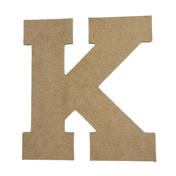 Wooden Letter Unfinished, Collegiate Font, Craft Cutout