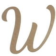 thumbnail image 1 of Wooden Letter Unfinished, DancingScript Font, Craft Cutout, 1 of 2