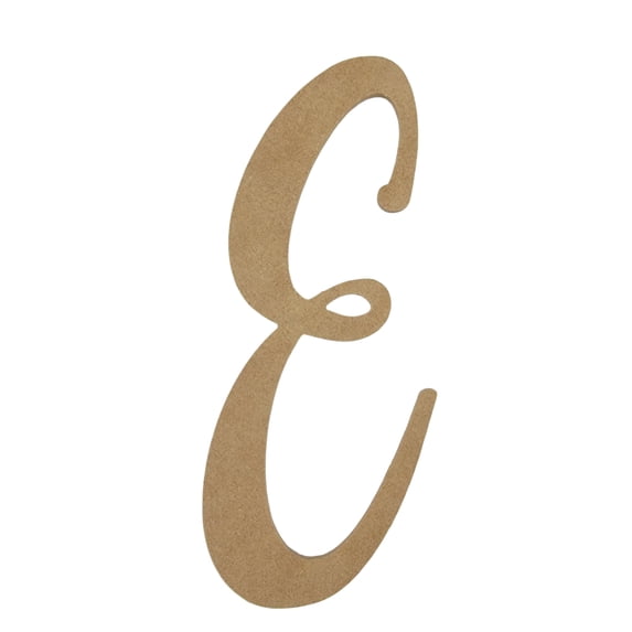 Wooden Letter Unfinished, Emillia Font, Craft Cutout