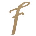 thumbnail image 1 of Wooden Letter Unfinished, Emillia Font, Craft Cutout, 1 of 2