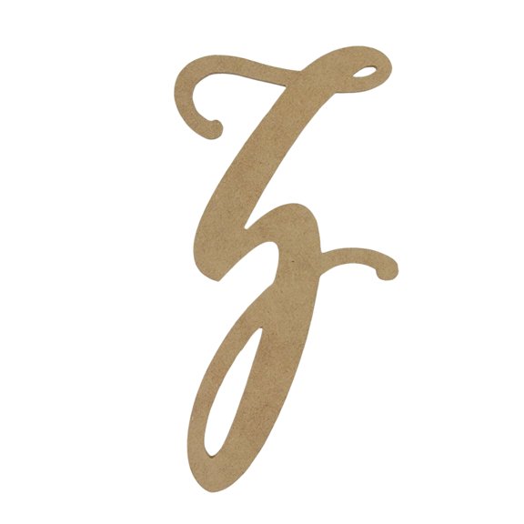 Wooden Letter Unfinished, Emillia Font, Craft Cutout