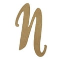 thumbnail image 1 of Wooden Letter Unfinished, Emillia Font, Craft Cutout, 1 of 2