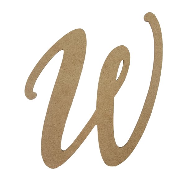 Wooden Letter Unfinished, Emillia Font, Craft Cutout