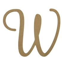 Wooden Letter Unfinished, Fairybells Font, Craft Cutout