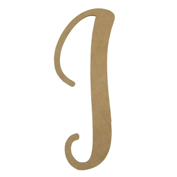 Wooden Letter Unfinished, Freestyle Font, Craft Cutout