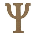thumbnail image 1 of Wooden Letter Unfinished, Greek Font, Craft Cutout, 1 of 2